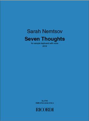 Sarah Nemtsov: Seven Thoughts: Chant et Piano