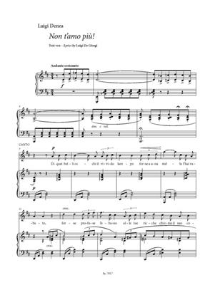 Ausgewählte italienische Lieder (High Voice): Chant et Piano