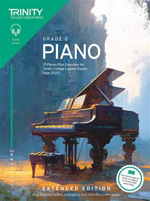 Piano Exam Pieces Plus Exercises 2023 Grade 2 Ext.