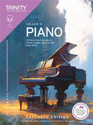 Piano Exam Pieces Plus Exercises 2023 Grade 3 Ext.