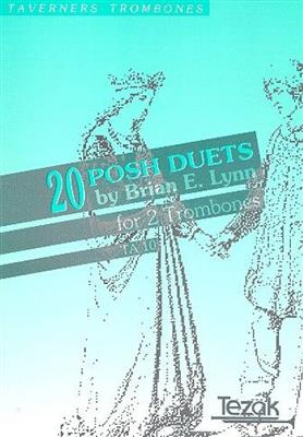 Brian Lynn: 20 Posh Duets: Duo pour Trombones