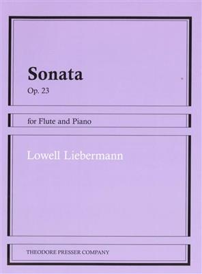 Lowell Liebermann: Sonate, Opus 23: Flûte Traversière et Accomp.