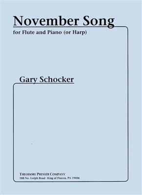 Gary Schocker: November Song: Flûte Traversière et Accomp.