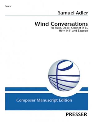 Samuel Adler: Wind Conversations: Bois (Ensemble)