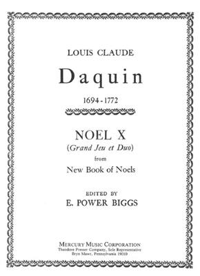 Louis-Claude Daquin: Noel X: Orgue