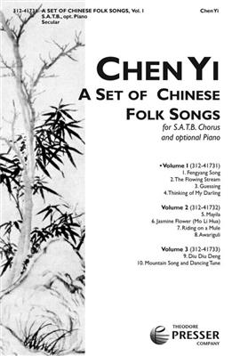 A Set Of Chinese Folk Songs (Volume 1): (Arr. Chen Yi): Chœur Mixte et Piano/Orgue