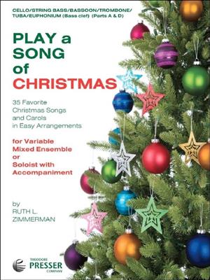 Lewis H. Redner: Play a Song of Christmas: (Arr. Ruth L Zimmerman): Instruments Ténor et Basse