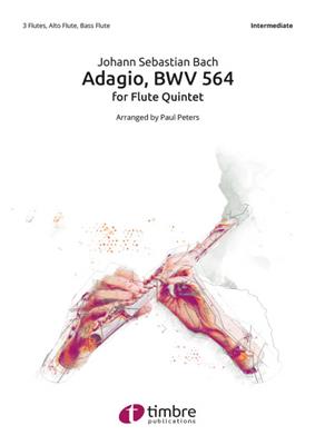 Johann Sebastian Bach: Adagio, BWV 564: (Arr. Paul Peters): Flûtes Traversières (Ensemble)
