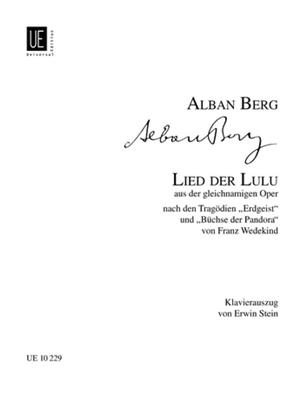 Alban Berg: Lulu': Lied Di Lulu: Chant et Piano
