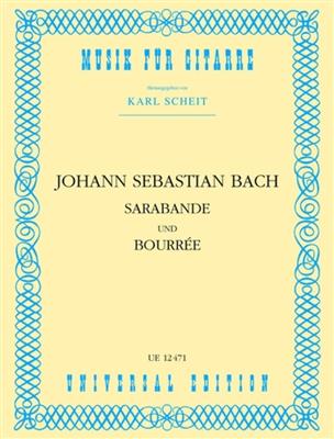 Johann Sebastian Bach: Sarabanda E Bourree (Scheit): Solo pour Guitare