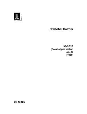 Cristobal Halffter: Sonata: Solo pour Violons