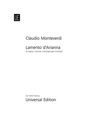 Claudio Monteverdi: Lamento d'Arianna: Ensemble de Chambre