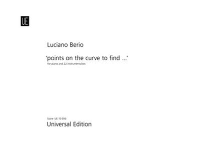 Luciano Berio: points on the curve to find ...: Ensemble de Chambre
