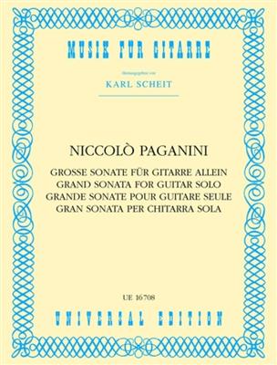 Niccolò Paganini: Grande Sonata (Scheit): Solo pour Guitare