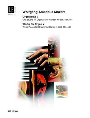Wolfgang Amadeus Mozart: Orgelwerke 5 Kv608 594 401 4H.: Orgue