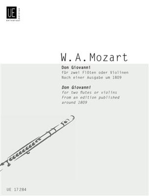Wolfgang Amadeus Mozart: Don Giovanni For Two Flutes Or Violins: Duo pour Flûtes Traversières