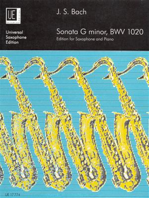 Johann Sebastian Bach: Sonata G Minor BWV 1020: Saxophone Alto et Accomp.