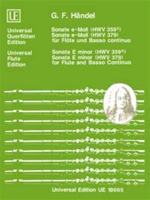 Georg Friedrich Händel: Sonate E: (Arr. Wassil Iliew): Flûte Traversière et Accomp.