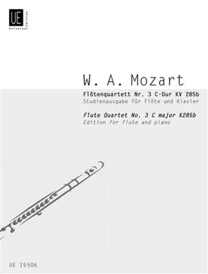 Wolfgang Amadeus Mozart: Fluitquartet 3 Kv285B: (Arr. Heinz Stolba): Flûte Traversière et Accomp.