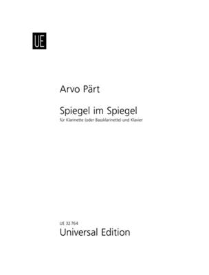 Arvo Pärt: Spiegel Im Spiegel: Cor Français et Accomp.