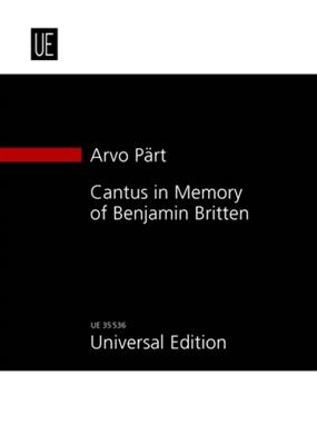 Arvo Pärt: Cantus in Memory of Benjamin Britten: Orchestre à Cordes