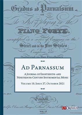 Ad Parnassum - Vol. 19 No. 37