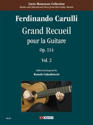 Romolo Calandruccio: Grand Recueil pour la Guitare op. 114: Solo pour Guitare