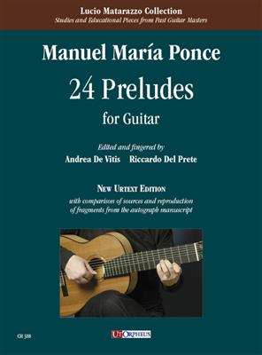 Andrea de Vitis: 24 Preludi per Chitarra. Nuova edizione Urtext: Solo pour Guitare