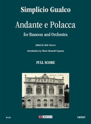 Simplicio Gualco: Andante e Polacca per Fagotto e Orchestra: Orchestre et Solo