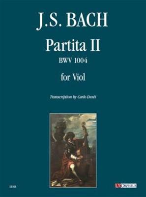 Johann Sebastian Bach: Partita No. 2 BWV 1004 For Solo Viol: Solo pour Violons