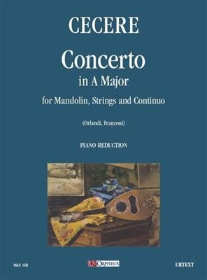 Carlo Cecere: Concerto In La Maggiore: Mandoline