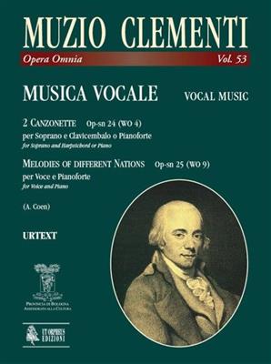 Muzio Clementi: Musica Vocale: Chant et Piano