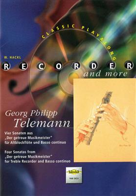 Georg Philipp Telemann: Vier Sonaten aus Der getreue Musikmeister: Flûte à Bec Alto et Accomp.