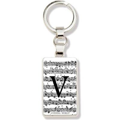 Letter Keyring - V