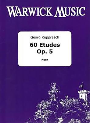 Georg Kopprasch: 60 Etudes Op. 5 (Cor Alto): Solo pour Cor Français
