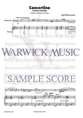 Marcussen: Concertino: Trombone et Accomp.