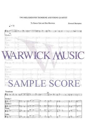 Howard Skempton: Two Melodies: Ensemble de Chambre