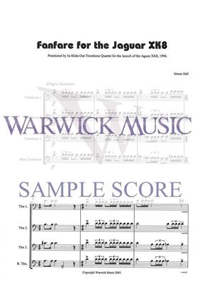 Simon Hall: Fanfare for the Jaguar XK8: Trombone (Ensemble)