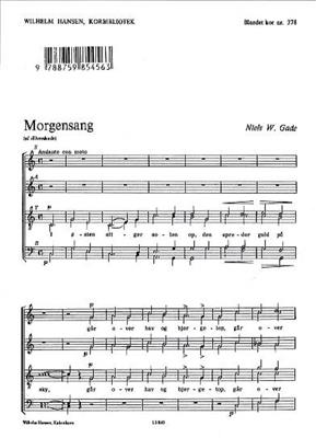 Niels Wilhelm Gade: Morgensang Af Elverskud: Chœur Mixte et Accomp.