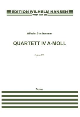 Wilhelm Stenhammer: Quartett IV A-Moll Op. 25: Quatuor à Cordes