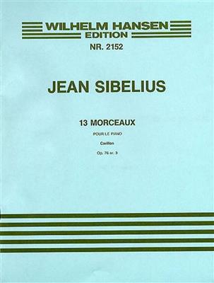 Jean Sibelius: 13 Morceaux Op.76 No.3 'Carillon': Solo de Piano