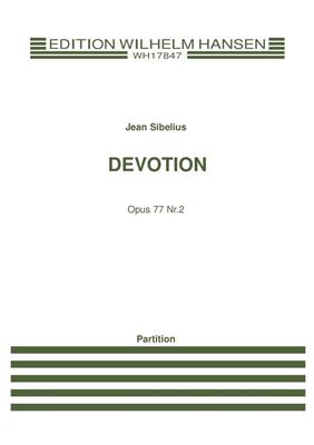 Jean Sibelius: Devotion Op.77/2: Solo pour Violons