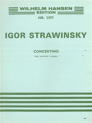 Igor Stravinsky: Concertino For String Quartet: Quatuor à Cordes