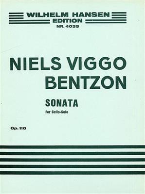 Niels Viggo Bentzon: Sonata For Solo Cello Op. 110: Solo pour Violoncelle