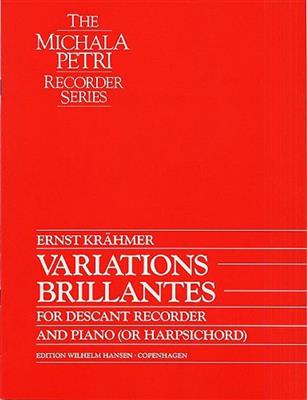Ernest Kramer: Variations Brillantes: Flûte à Bec