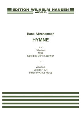 Hans Abrahamsen: Hymne: Solo pour Violoncelle
