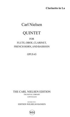 Carl Nielsen: Wind Quintet Op.43: Quintette à Vent