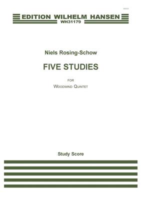 Niels Rosing-Schow: Five Studies: Bois (Ensemble)