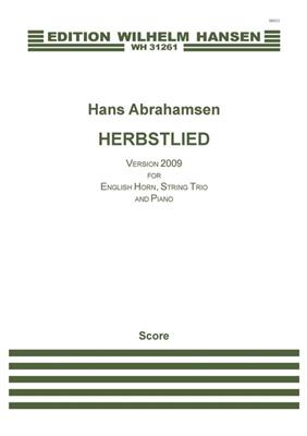 Hans Abrahamsen: Herbstlied - Version 2009: Ensemble de Chambre