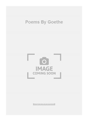 Rued Langgaard: Poems By Goethe: Voix Basses et Accomp.